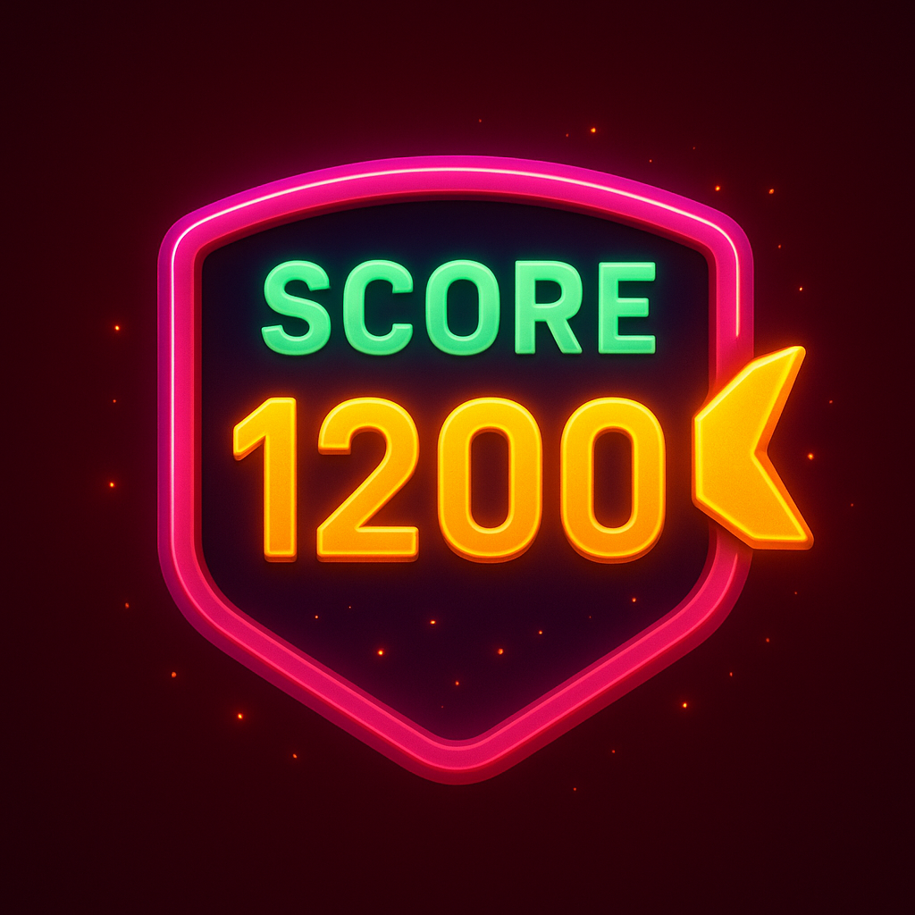 HUD badge and score shard